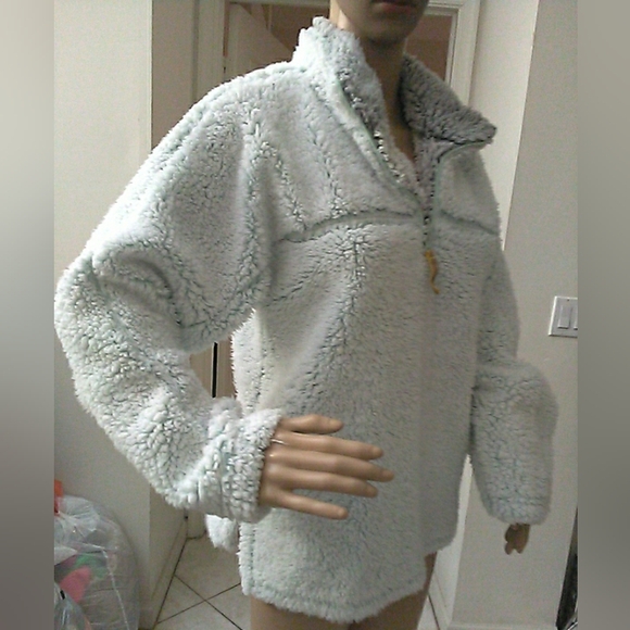 MUSHY GUSHY Cozy Pink Sherpa Pullover Jackets (2 AVAILABLE) BY BLUE STAR W ZIP - Picture 15 of 16